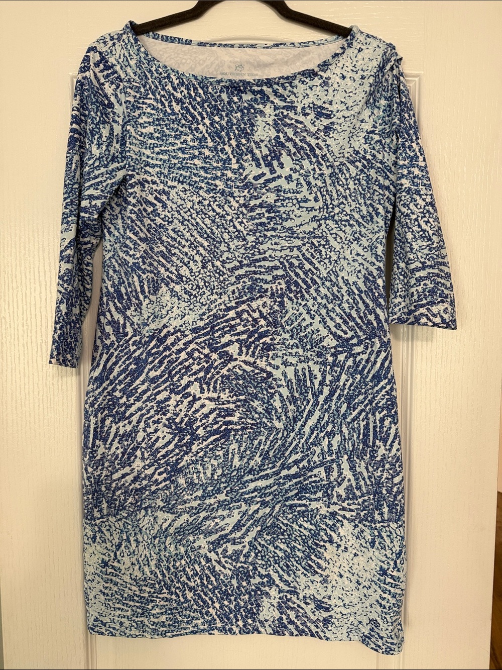 Southern Side Boatneck Dress- small